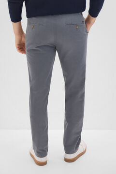 Cortefiel Pantalón chino regular fit Gris