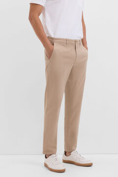 Cortefiel Pantalón chino slim fit Beige