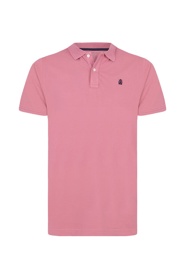 Cortefiel Polo básico Rosa