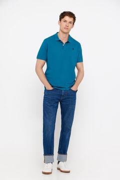 Cortefiel Polo básico Azul