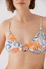 Cortefiel Top con argolla estampado Multicolor