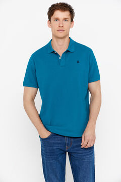 Cortefiel Polo básico Azul