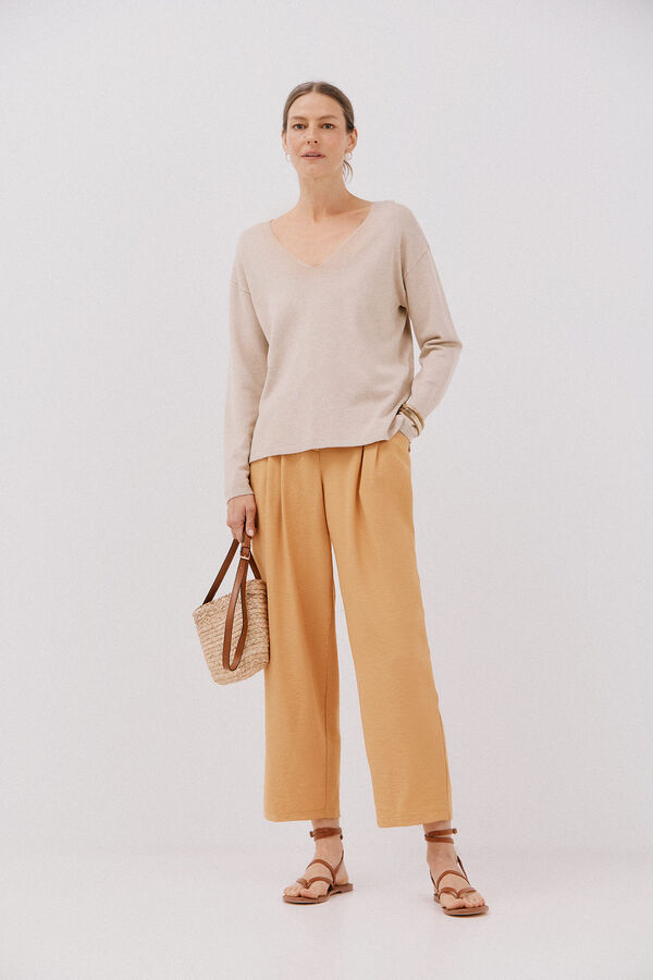 Cortefiel Suéter escote pico Arena