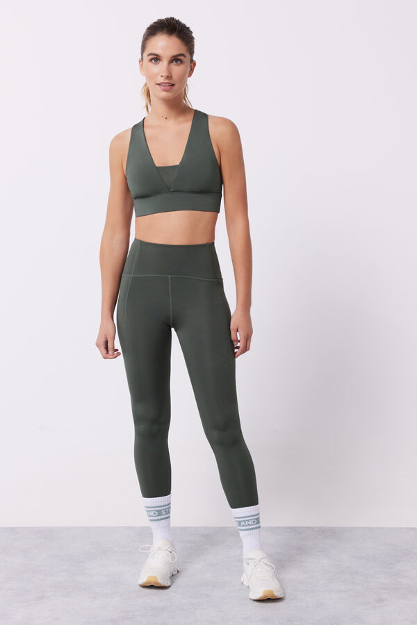 Dash and Stars Leggings verde 4D Stretch verde