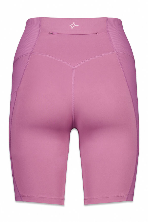 Dash and Stars Pantalón legging de ciclismo rosas 4D STRETCH rosa