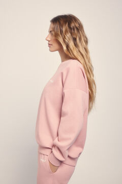 Dash and Stars Sudadera felpa piqué rosa rosa