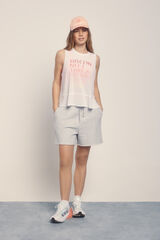 Dash and Stars Short felpa gris gris