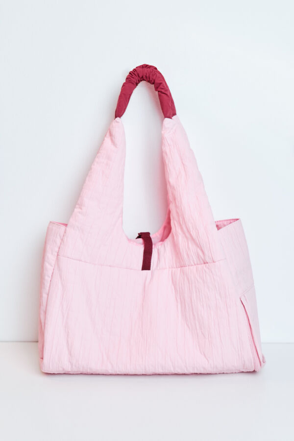 Dash and Stars Bolsa deportiva de nylon rosa rosa
