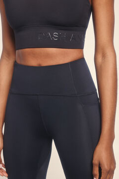 Dash and Stars Legging negro microfibra 4D Strecht negro