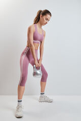 Dash and Stars Leggings COMPRESSIVE pirata rosa rosa