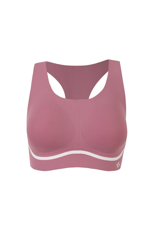 Dash and Stars Brasier deportivo COMPRESSIVE rosa rosa