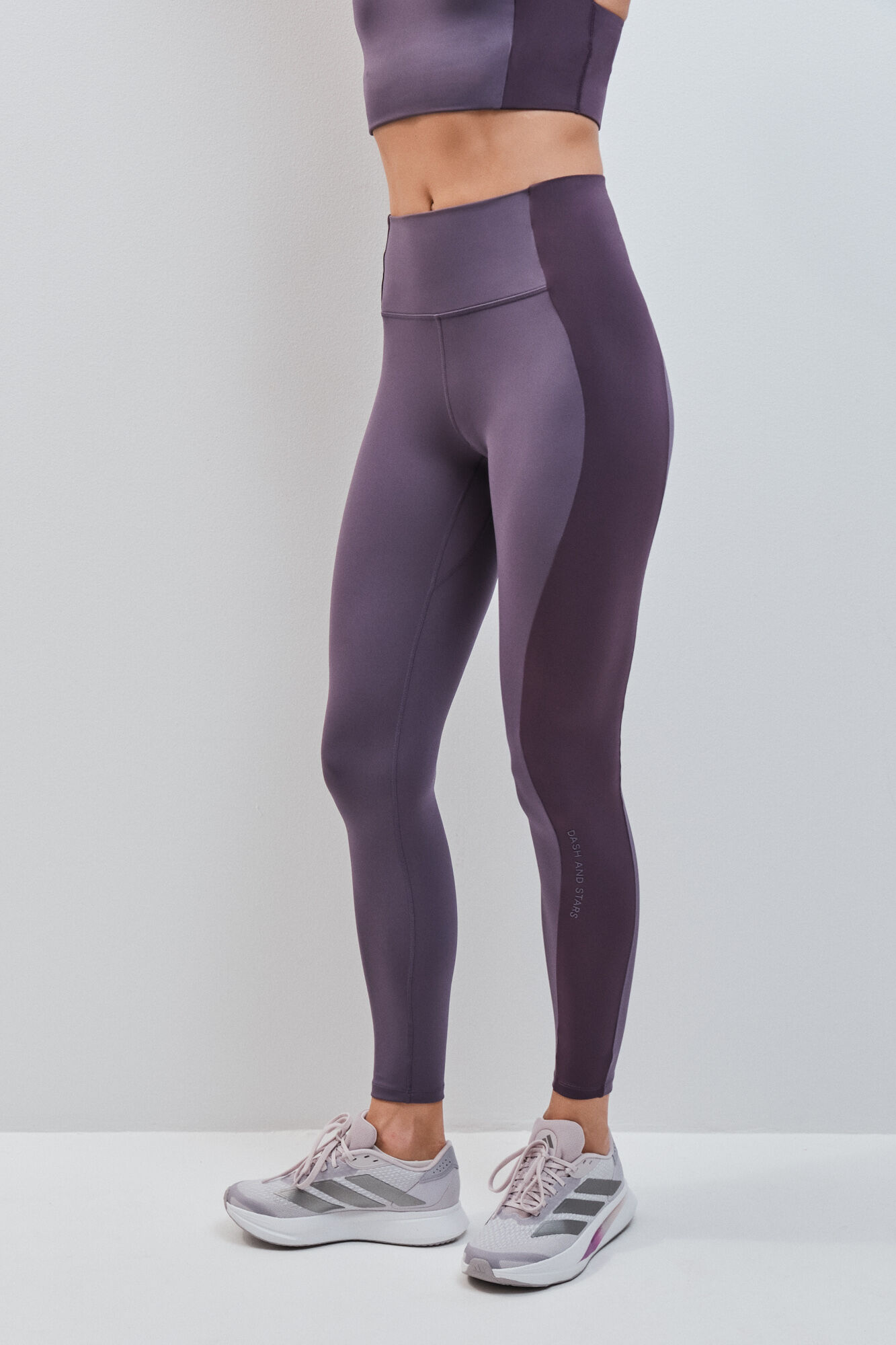 Dash and Stars Leggings largos 4D STRETCH granate