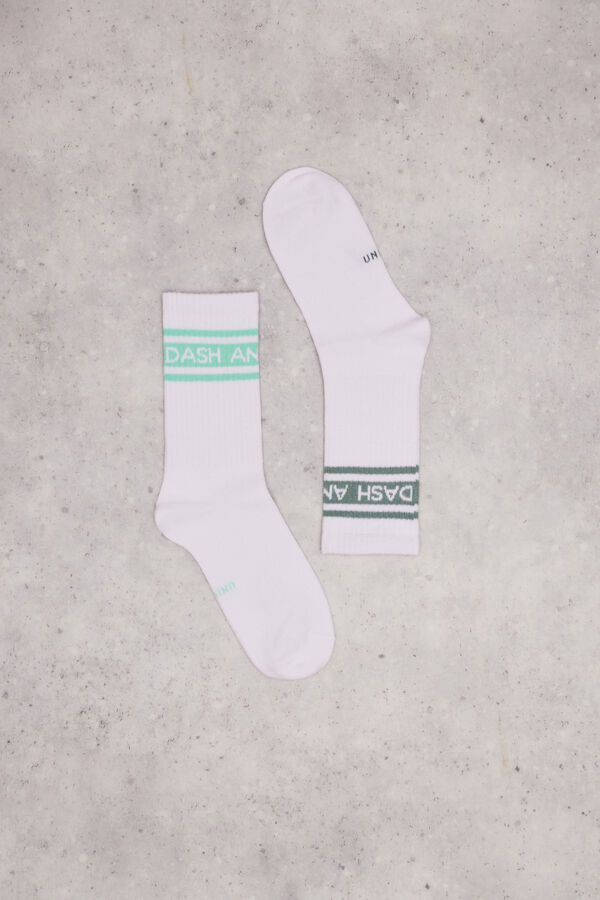 Dash and Stars Pack 3 calcetines logo contraste estampado