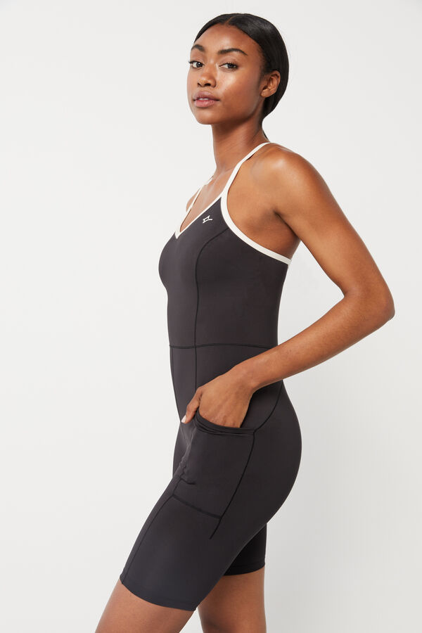 Dash and Stars Mono corto 4D Stretch negro