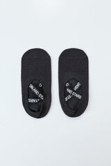 Dash and Stars Calcetines de algod&oacute;n tipo zapatilla de ballet negro negro