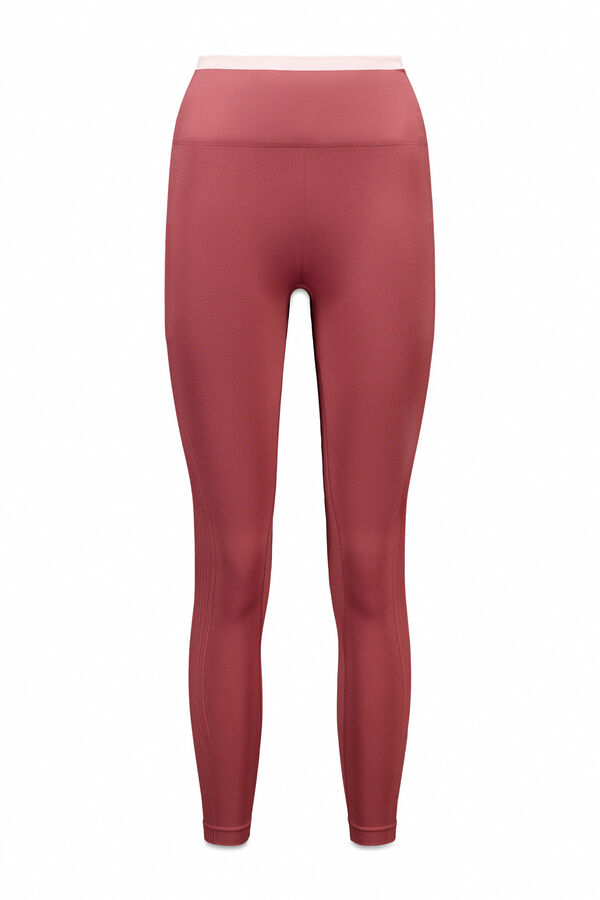 Dash and Stars Pantal&oacute;n legging largos rosas SEAMLESS COMFORT rosa