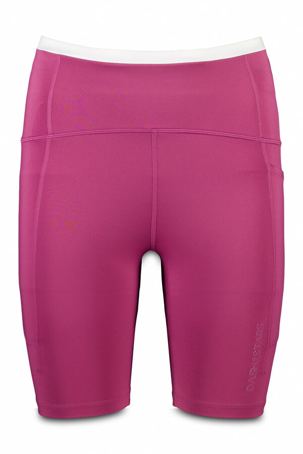 Dash and Stars Pantalón legging de ciclismo rosas 4D STRETCH rosa