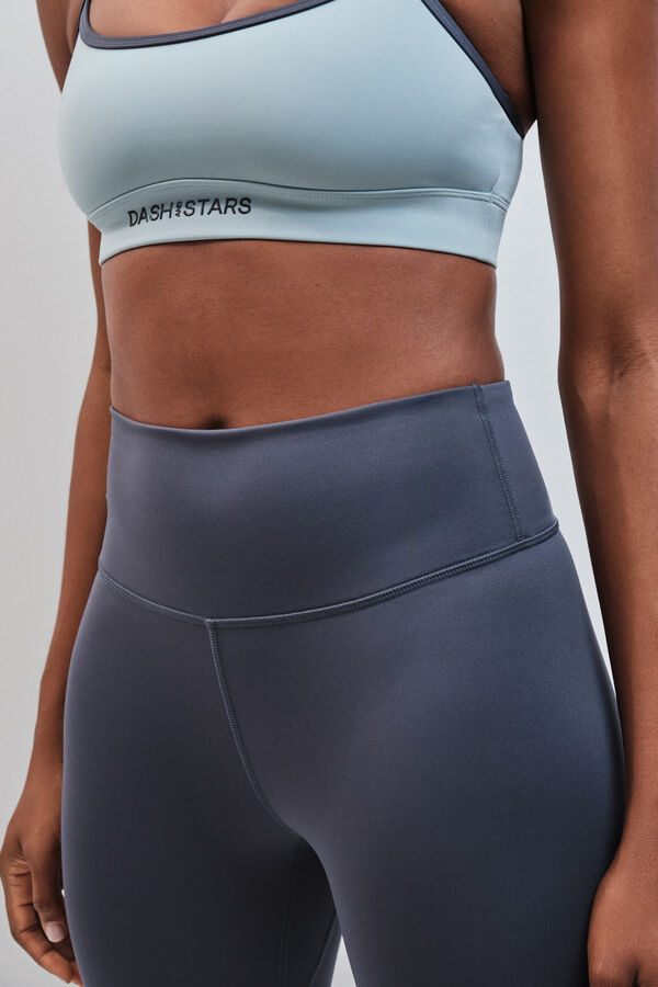 Dash and Stars Leggings largos 4D STRETCH gris gris