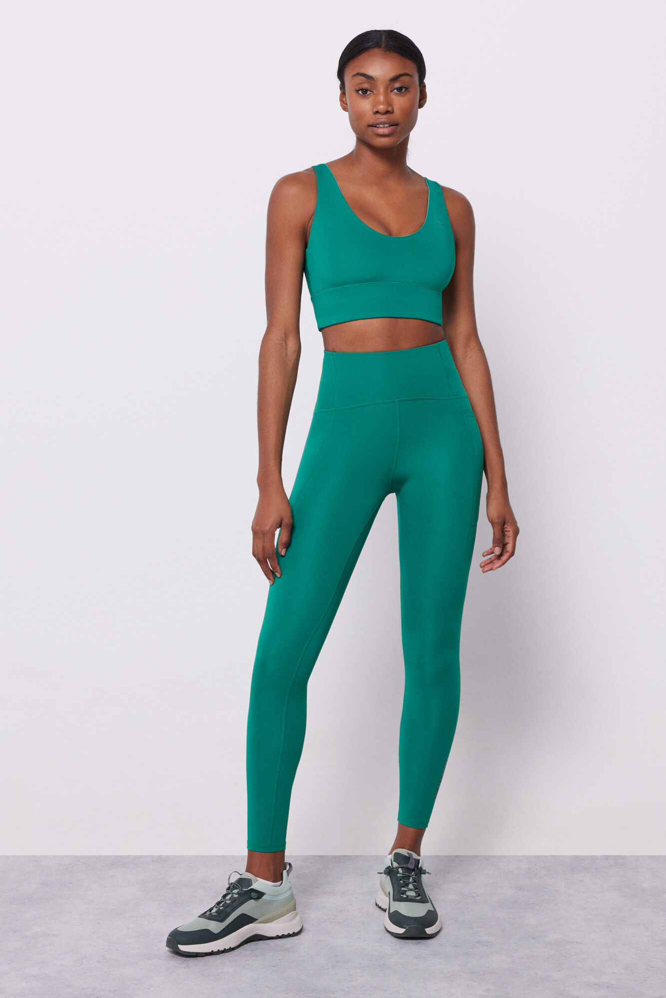 Leggings verde outlet