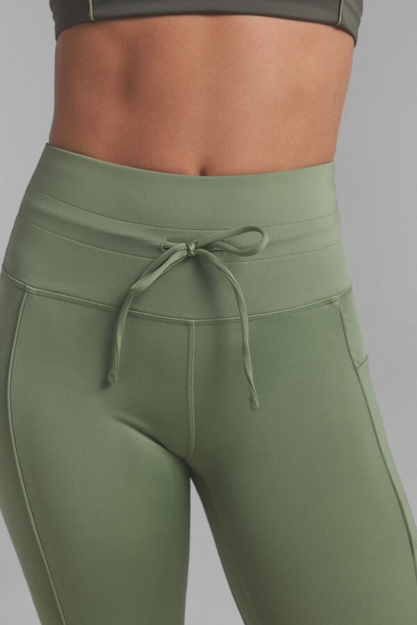 Dash and Stars Leggings 4D STRETCH kaki claro. beige