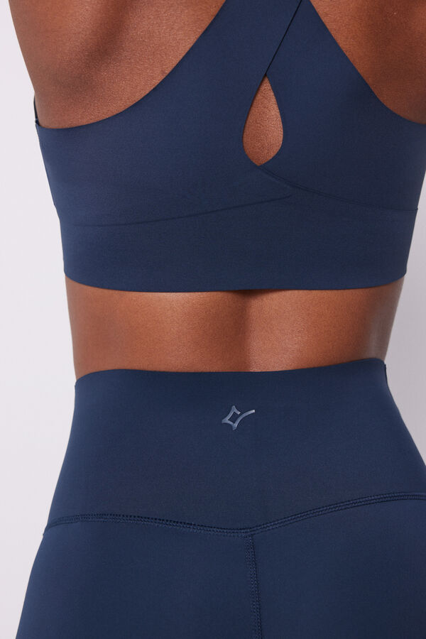 Dash and Stars Legging azul Compressive azul