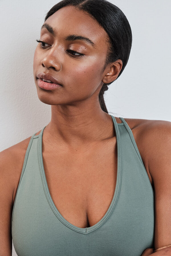 Dash and Stars Brasier deportivo SEAMLESS COMFORT verde verde