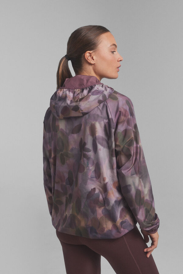 Dash and Stars Chaqueta reversible water-repellent beige