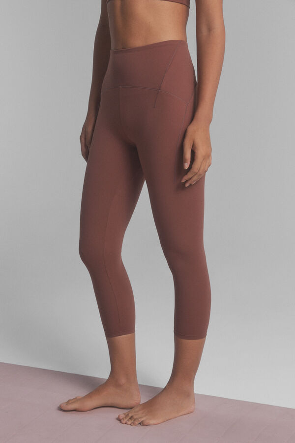 Dash and Stars Leggings SOFT MOVE crop café café