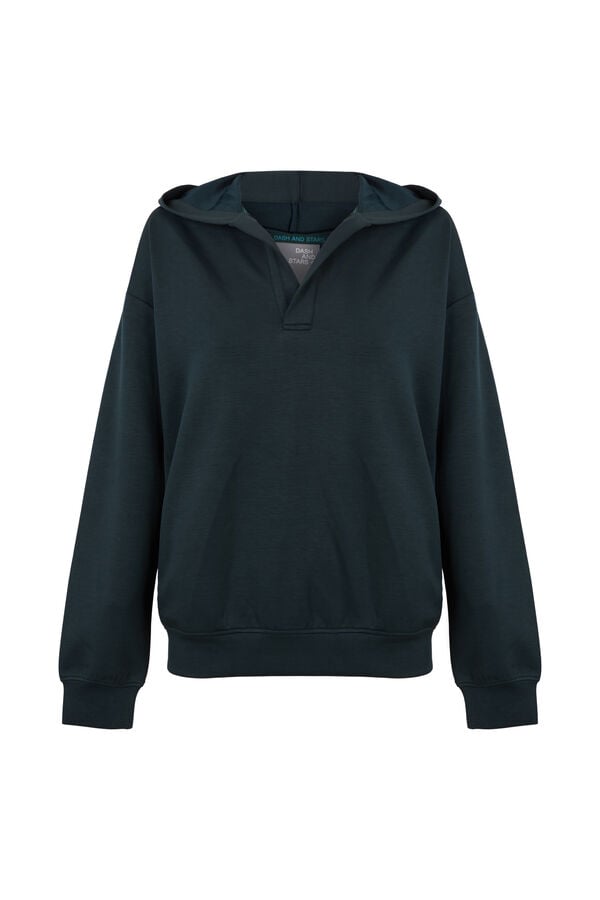 Dash and Stars Sudadera con capucha verde verde