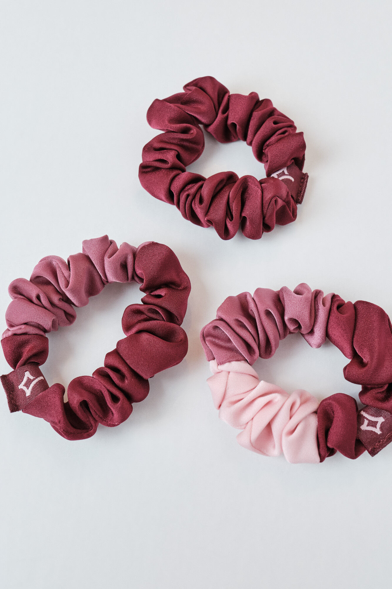 Dash and Stars Ligas para el cabello paquete de 3 rosa