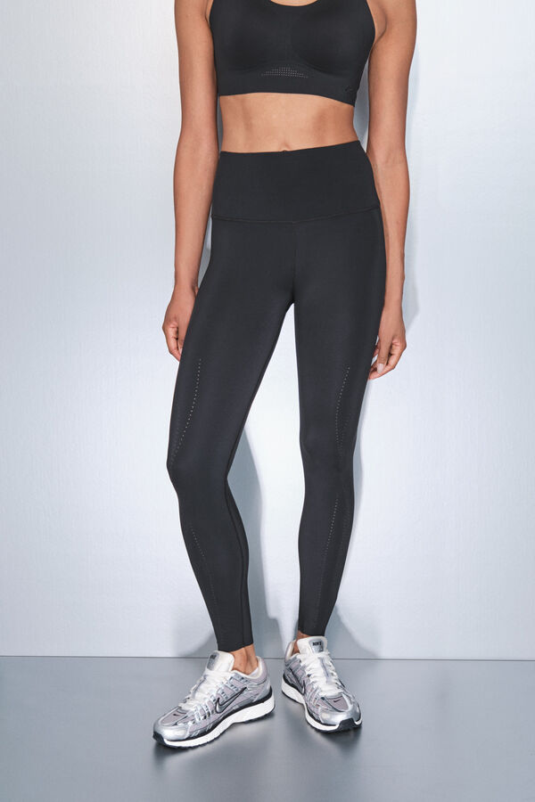 Dash and Stars Pantalón legging largos negros COMPRESSIVE negro