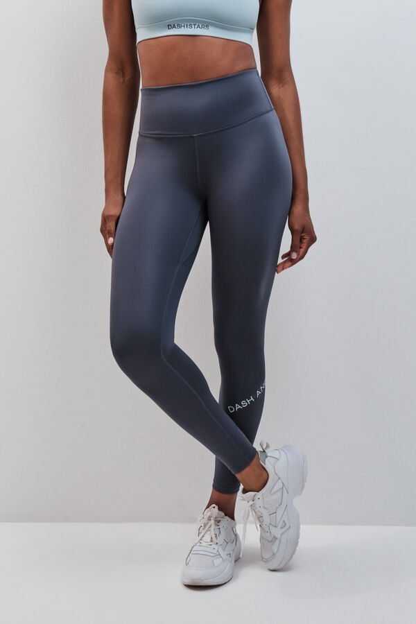 Dash and Stars Leggings largos 4D STRETCH gris gris