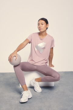 Dash and Stars Camiseta extra suave modal rosa rosa