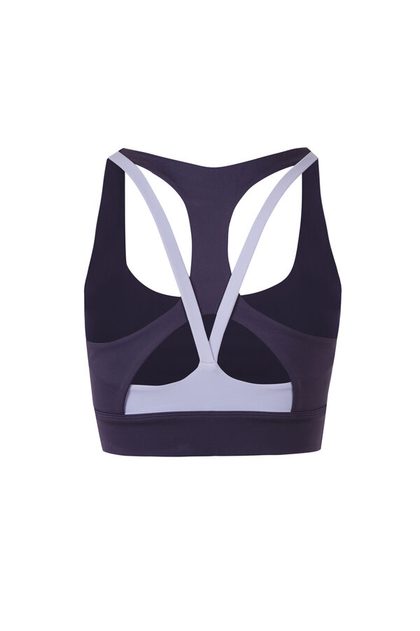 Dash and Stars Brasier deportivo 4D STRETCH gris azul