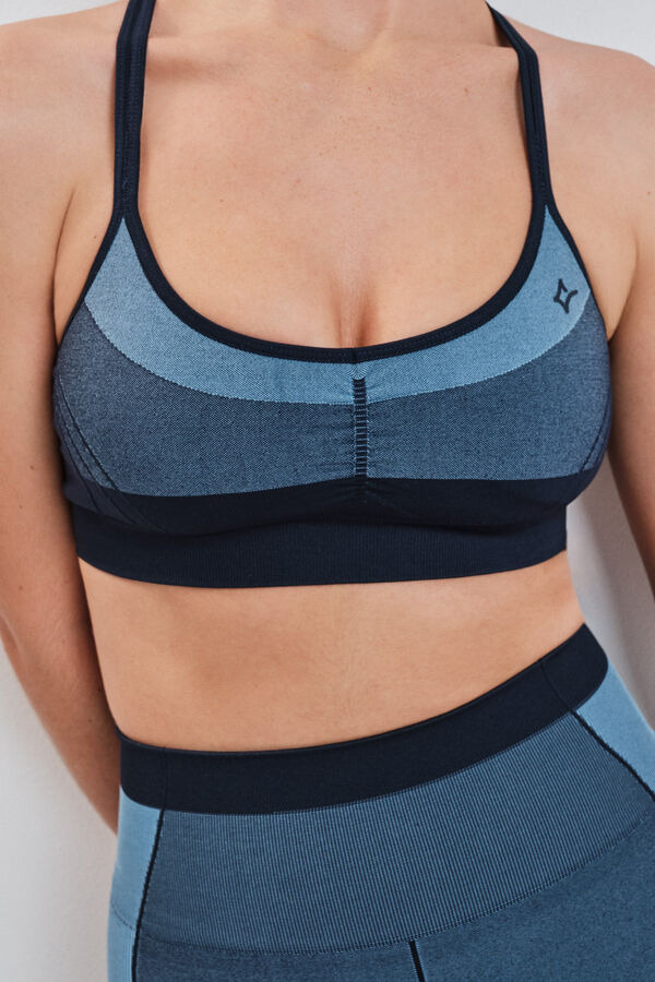 Dash and Stars Brasier deportivo SEAMLESS COMFORT azul azul