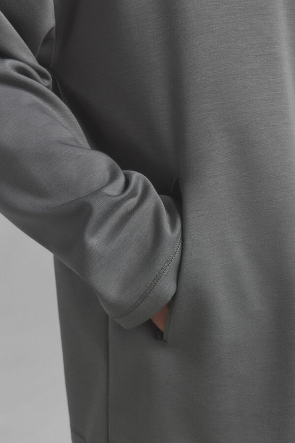 Dash and Stars Sudadera capucha suave kaki. Special collab @ffitcoco beige