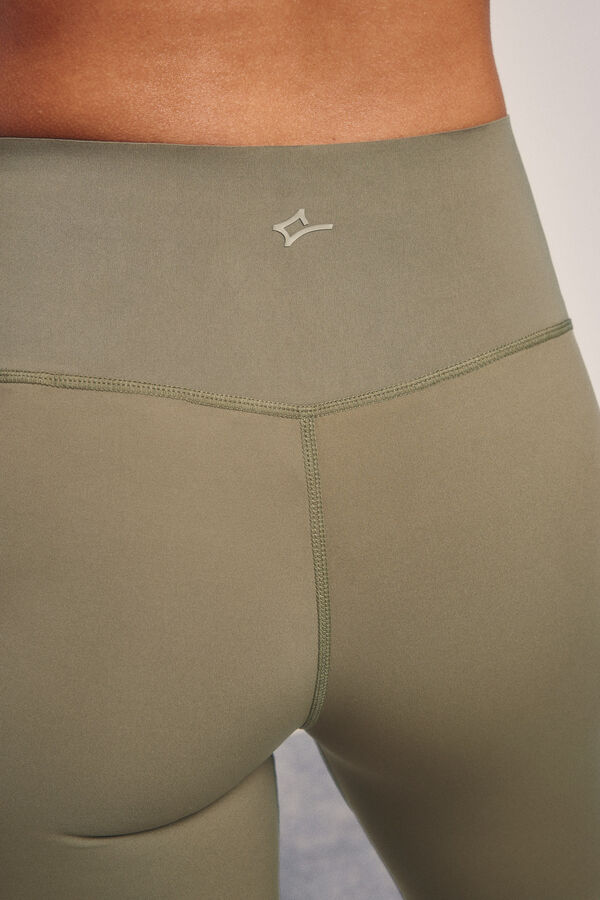 Dash and Stars Leggings COMPRESSIVE pirata caqui estampado