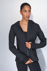 Dash and Stars Chamarra negra ajuste negro