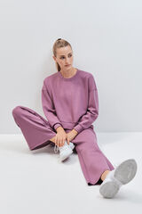 Dash and Stars Sudadera college de modal granate morado/lila