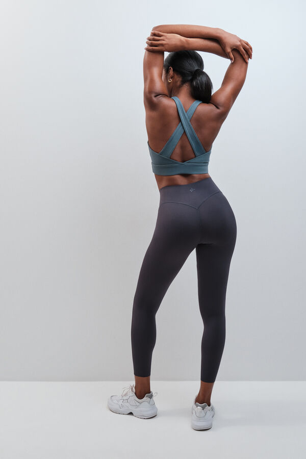 Dash and Stars Legging compresivo largo gris gris