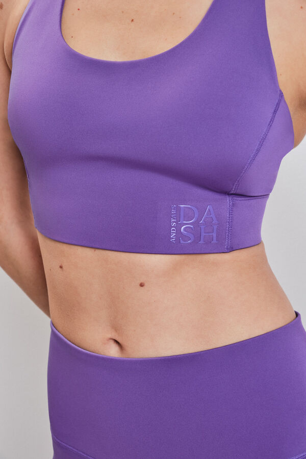 Dash and Stars Brasier deportivo 4D Stretch morado morado/lila