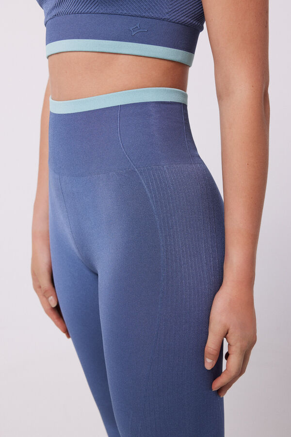 Dash and Stars Leggings azul Seamless Comfort azul