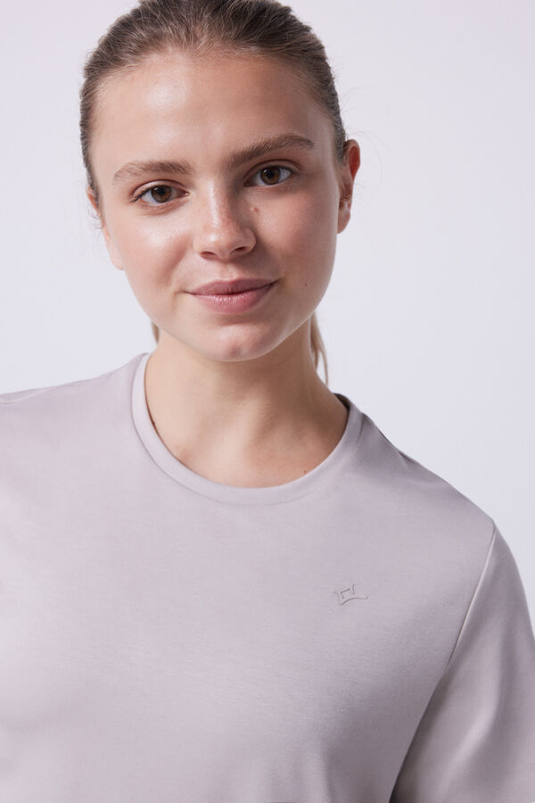 Dash and Stars Camiseta beige modal café