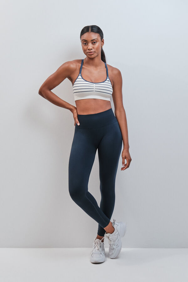Dash and Stars Brasier deportivo SEAMLESS COMFORT azul beige
