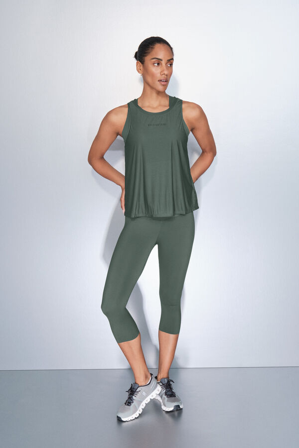 Dash and Stars Pantalón legging largos verdes COMPRESSIVE verde