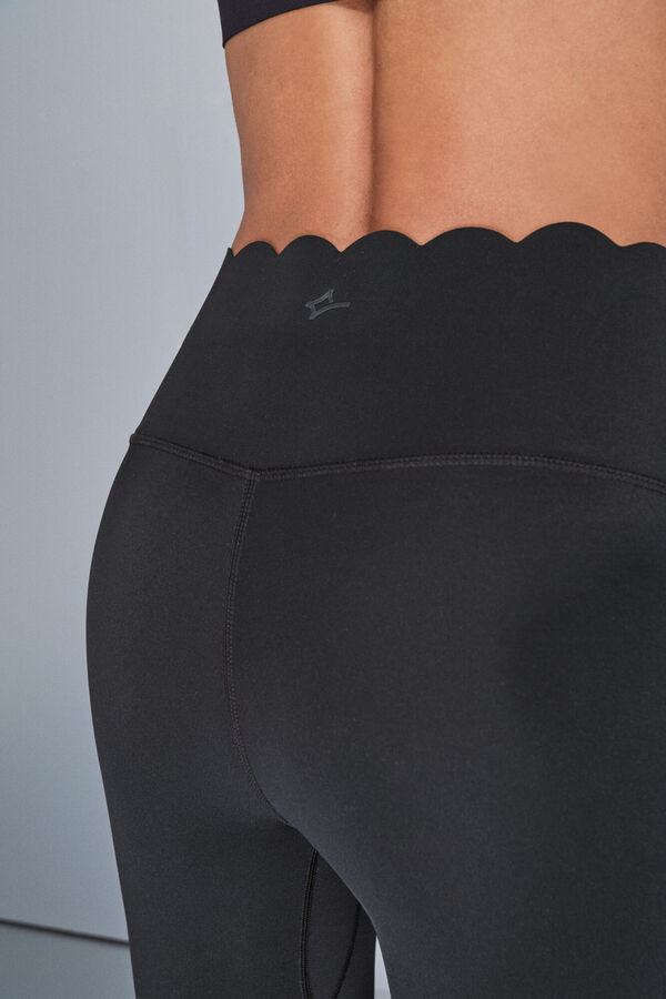 Dash and Stars Pantalón legging negros largos COMPRESIVOS negro