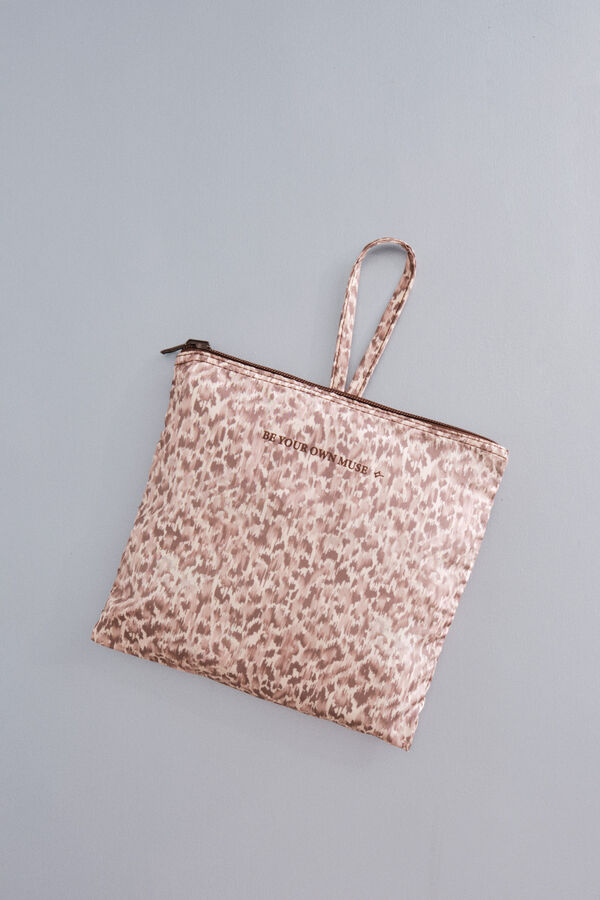 Dash and Stars Bolsa deportivo plegable con estampado animal . nude
