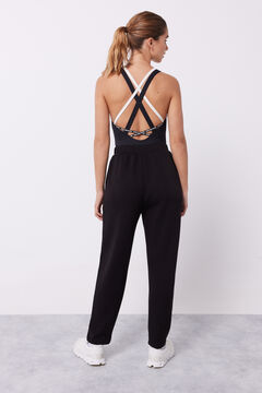 Dash and Stars Pantalón jogger tacto suave negro negro