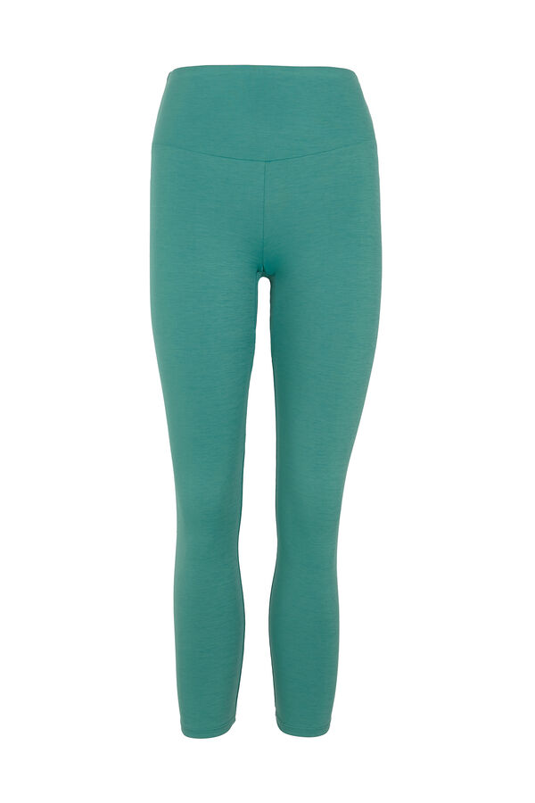 Dash and Stars Leggings crop verde verde