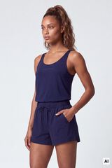 Dash and Stars Short fluido azul azul